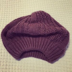 Purple beanie from Forever21